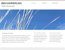 Tablet Screenshot of benkammerling.com